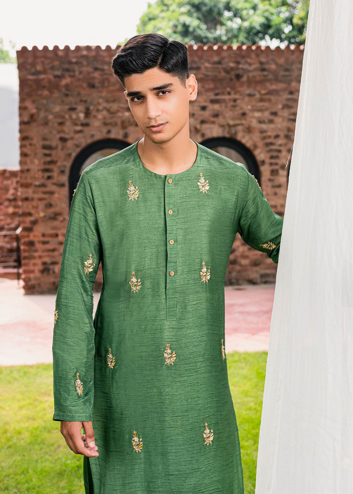 Bagh by Sadaf Fawad Khan — side view | SFK Menswear