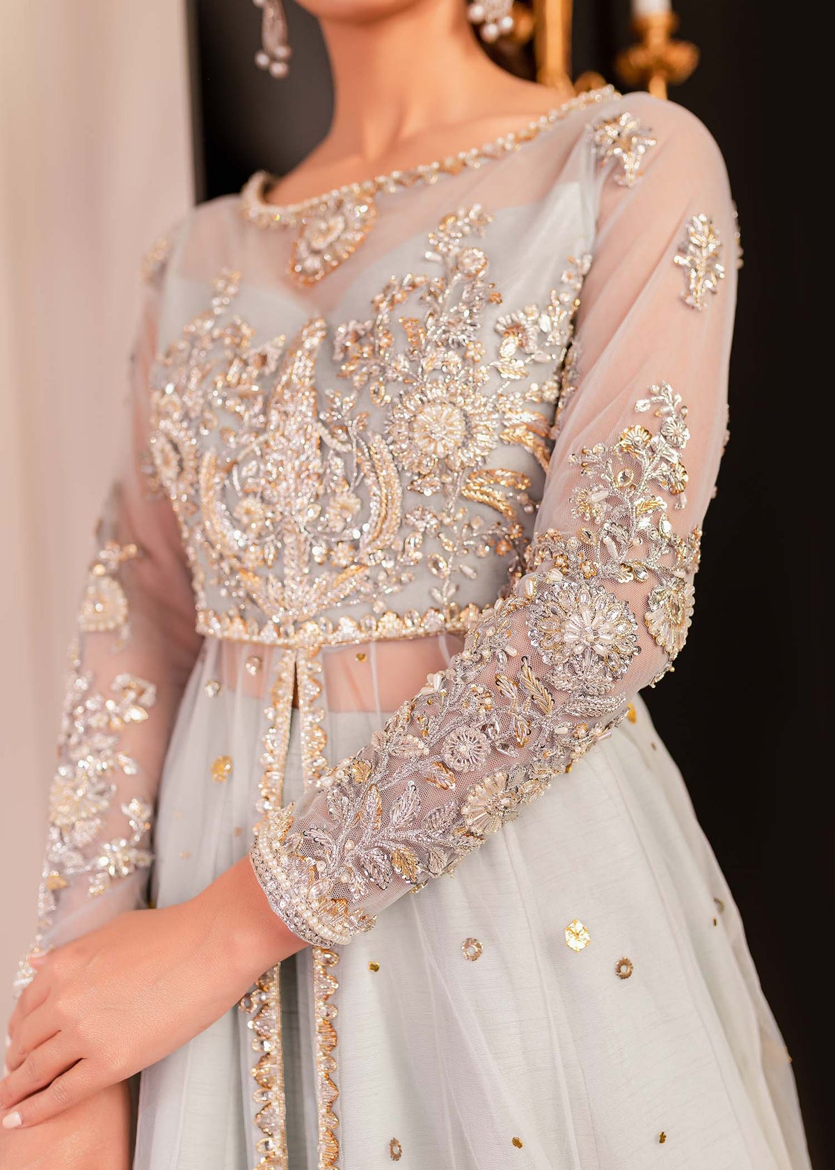 Candyfloss by Sadaf Fawad Khan — side view | SFK Formal