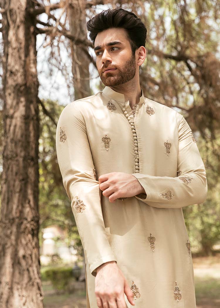 Hazelwood by Sadaf Fawad Khan — side view | SFK Menswear