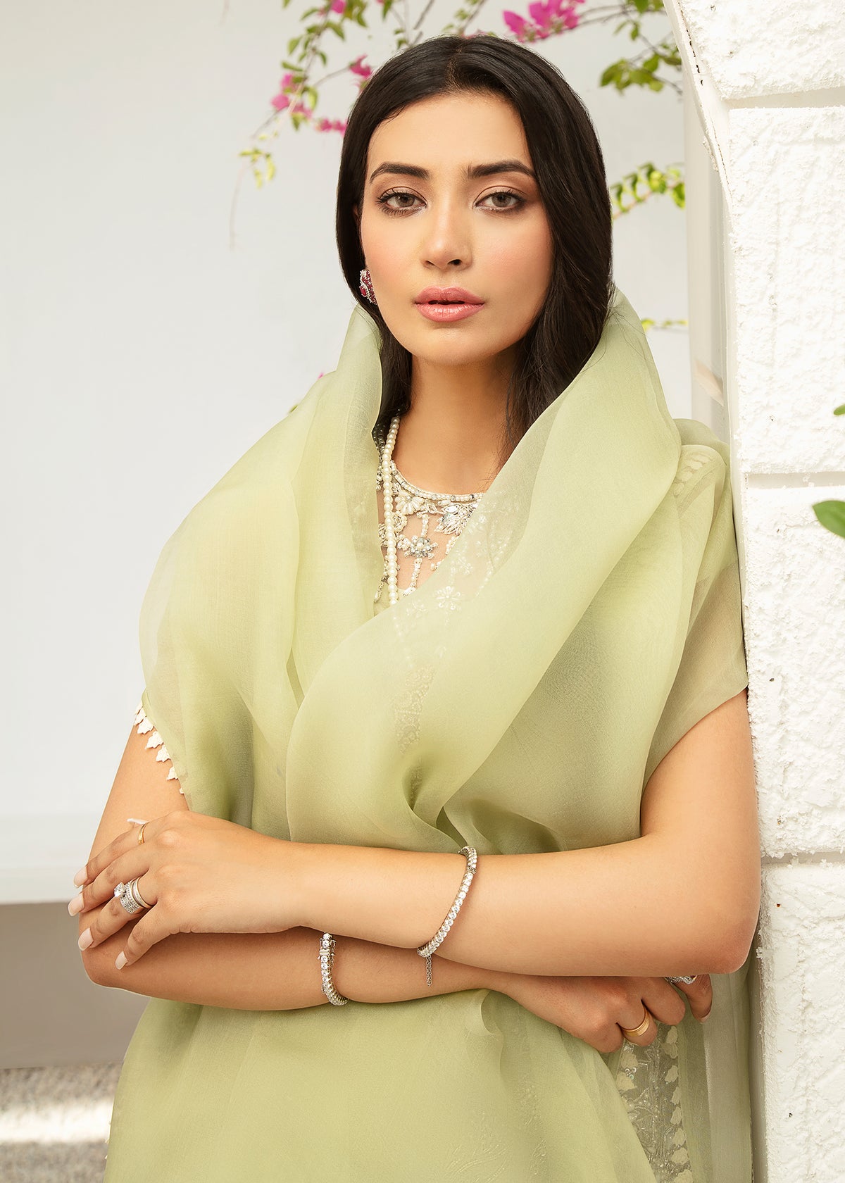 Mint Gala by Sadaf Fawad Khan — detail view | SFK Formal