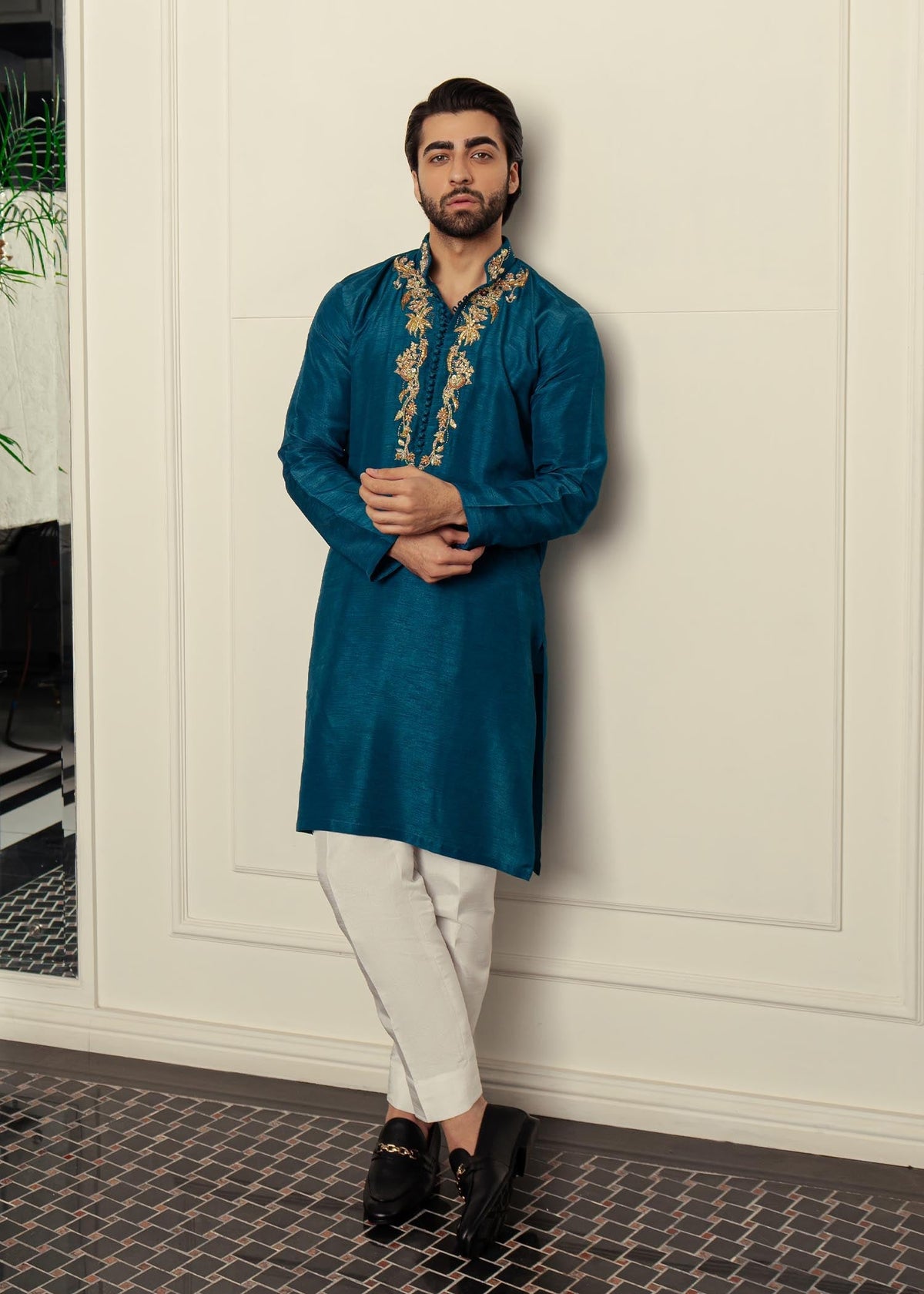 Vintage Cobalt by Sadaf Fawad Khan | SFK Menswear