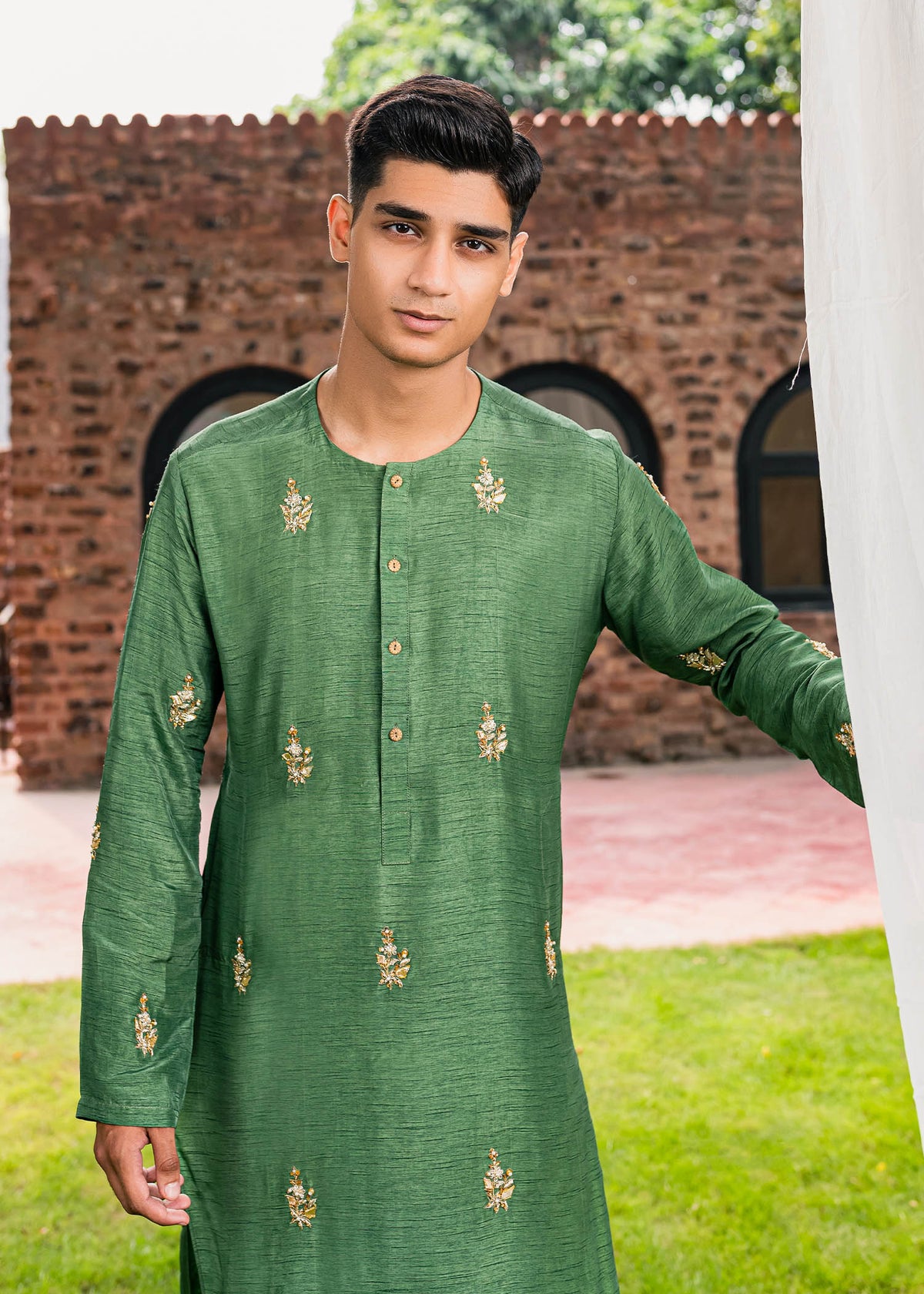 Bagh by Sadaf Fawad Khan — full length view | SFK Menswear