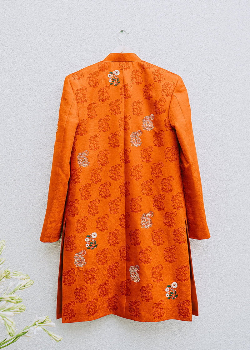 Pumpkin Spice by Sadaf Fawad Khan — detail view | SFK Menswear