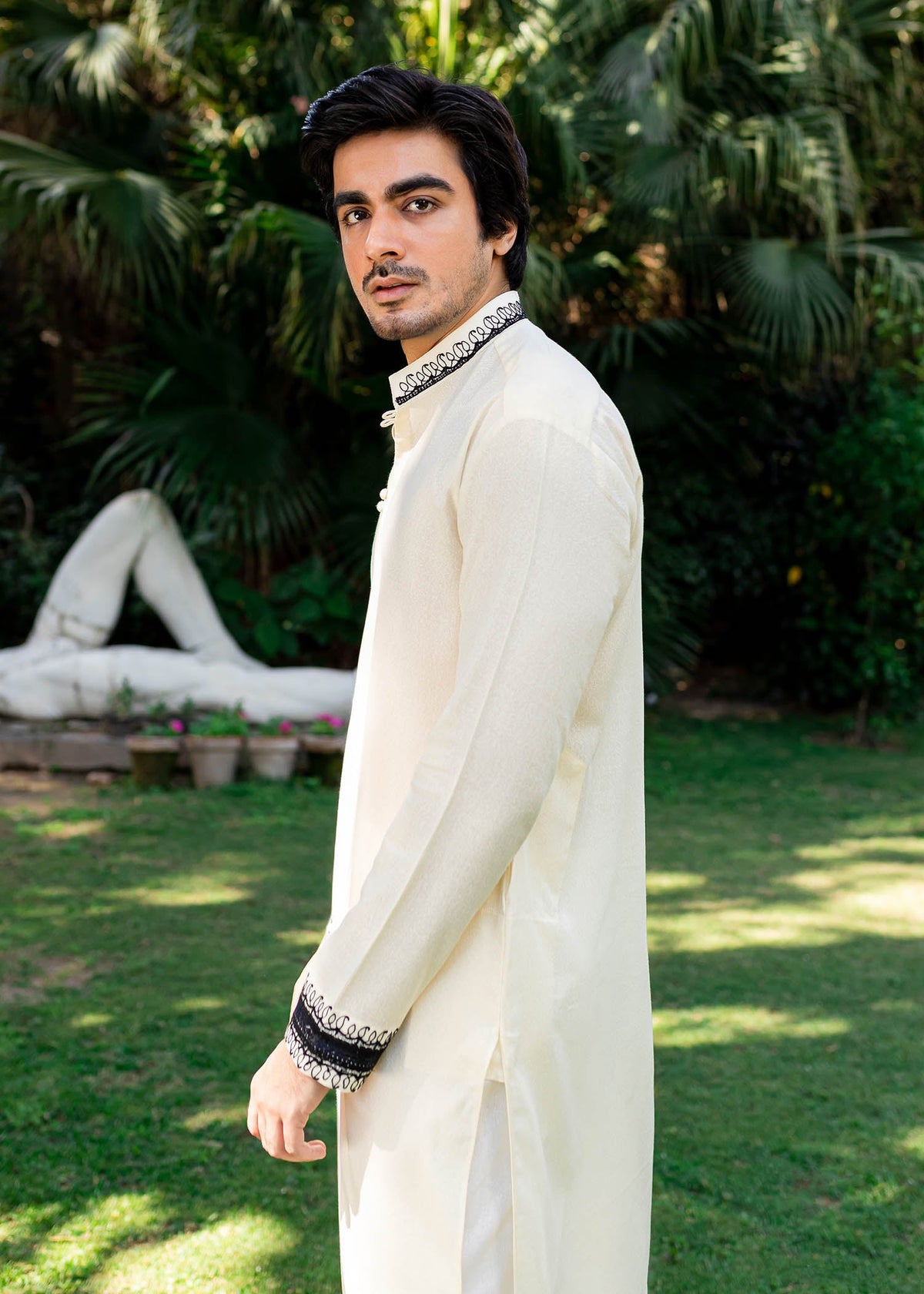 Coccon by Sadaf Fawad Khan — side view | SFK Menswear