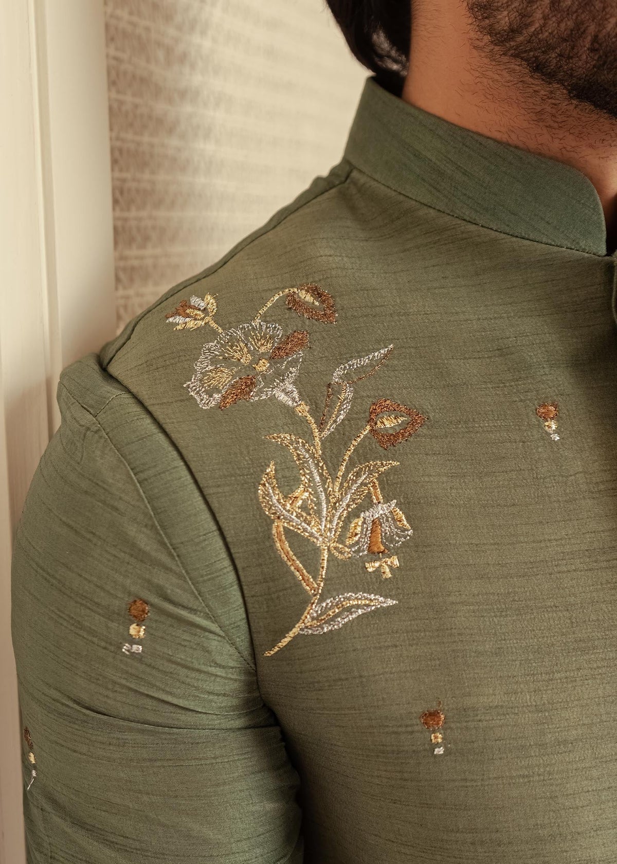 Castleton Shine by Sadaf Fawad Khan — full length view | SFK Menswear