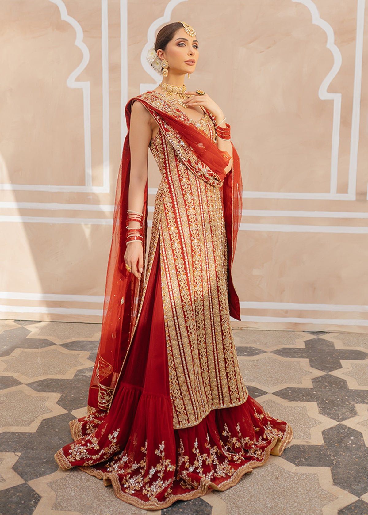 Roseberry by Sadaf Fawad Khan — side view | SFK Formal