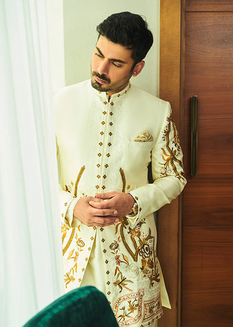 Firdous by Sadaf Fawad Khan — detail view | SFK Menswear