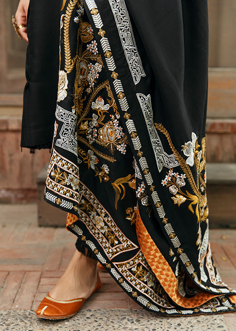 Black Olive by Sadaf Fawad Khan — close-up view | SFK Formal