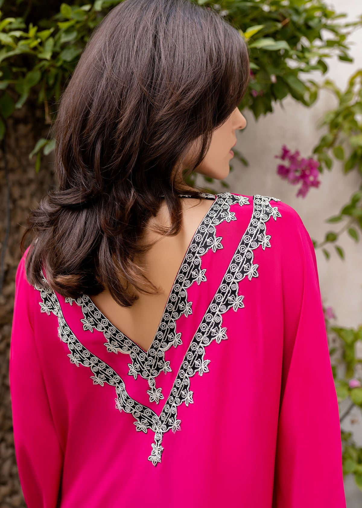 Candy Pink by Sadaf Fawad Khan — detail view | SFK Formal