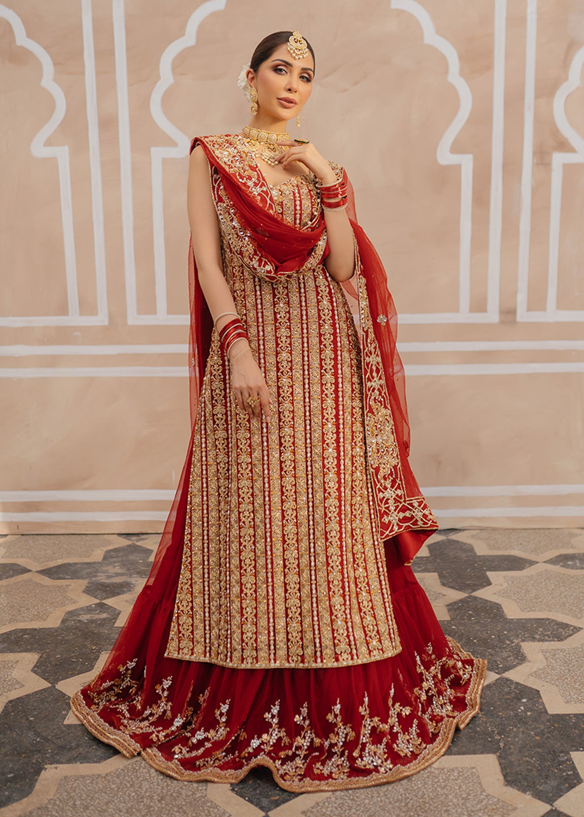 Roseberry by Sadaf Fawad Khan — Rose Berry Embellished Formal Outfit | SFK Formal