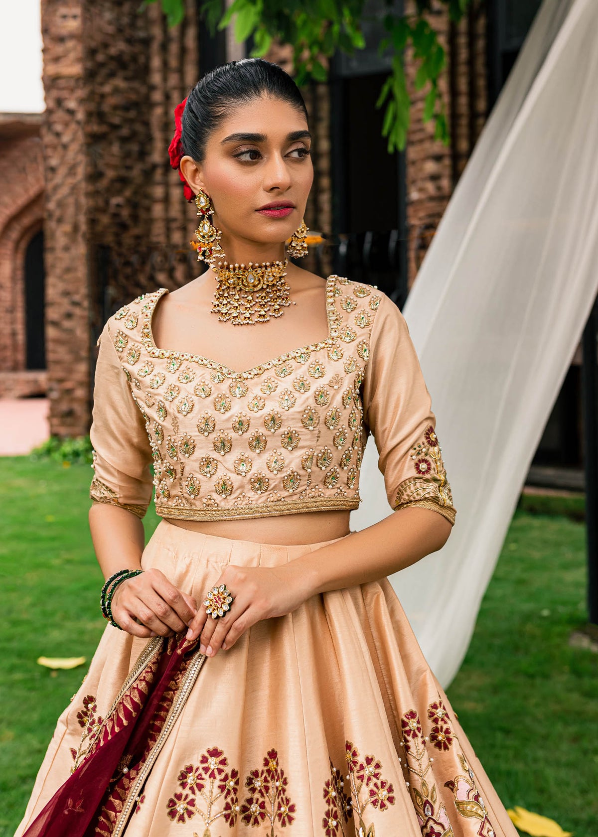 Gul e Rana by Sadaf Fawad Khan — close-up view | SFK Formal