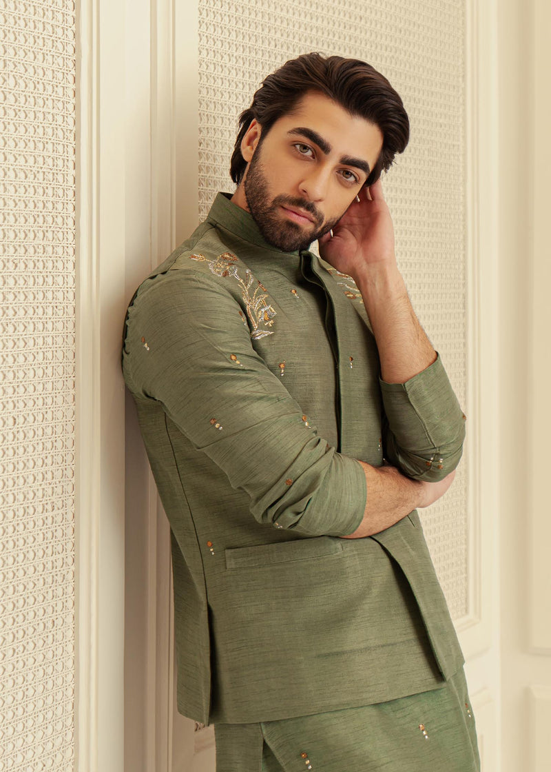Castleton Shine by Sadaf Fawad Khan — detail view | SFK Menswear