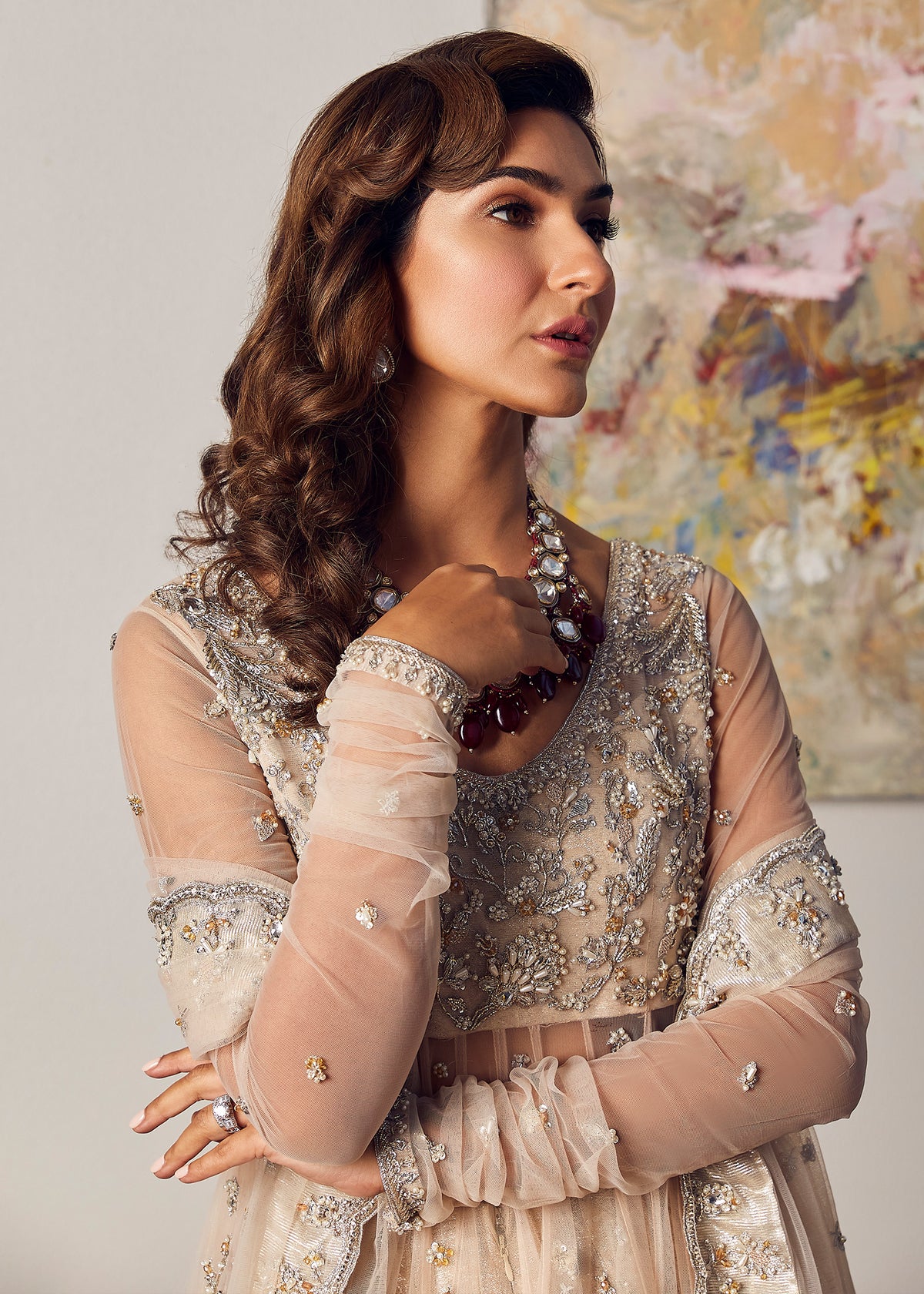 Shadow Dance by Sadaf Fawad Khan — side view | SFK Formal
