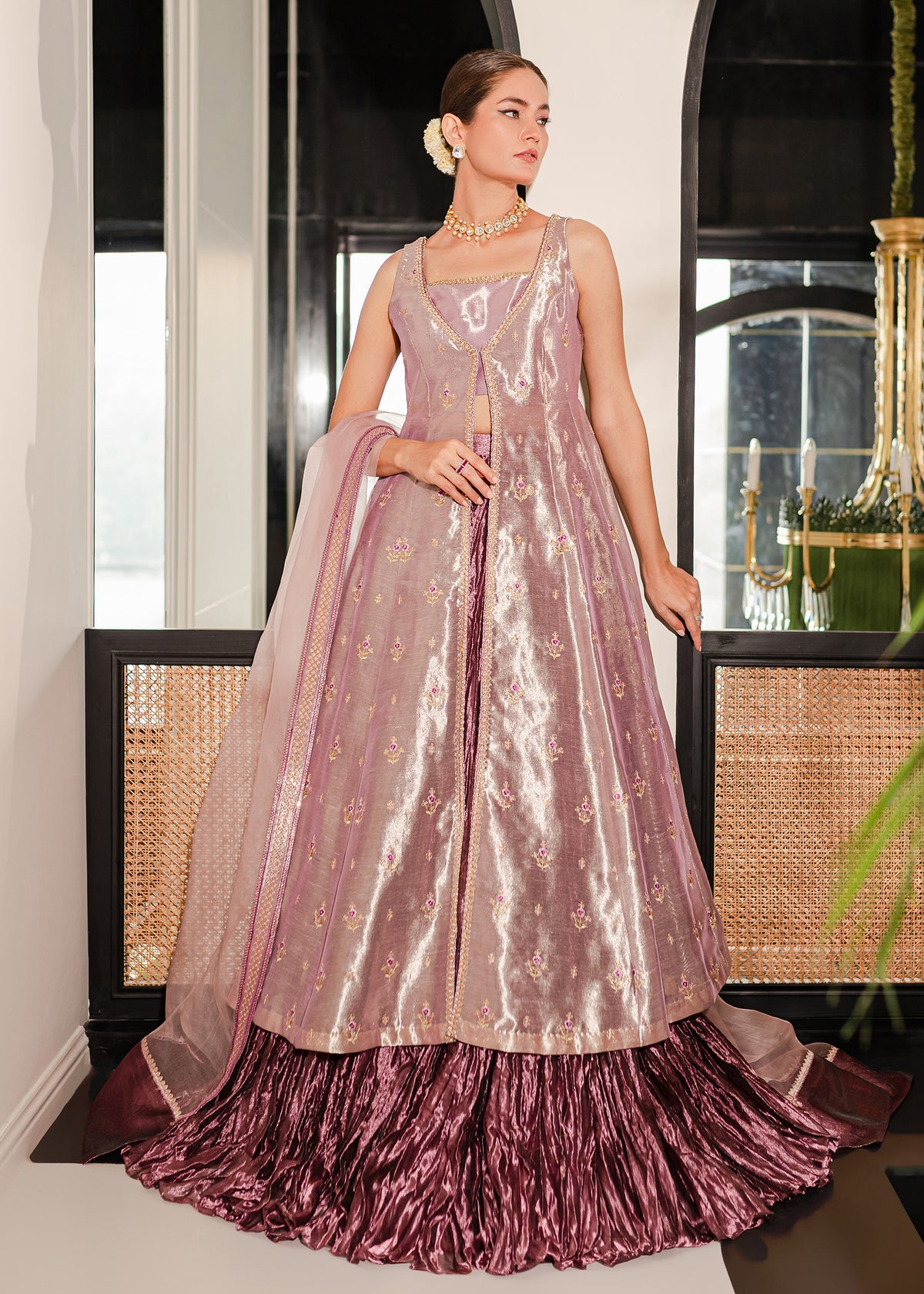 Tiffany Stone by Sadaf Fawad Khan — side view | SFK Formal