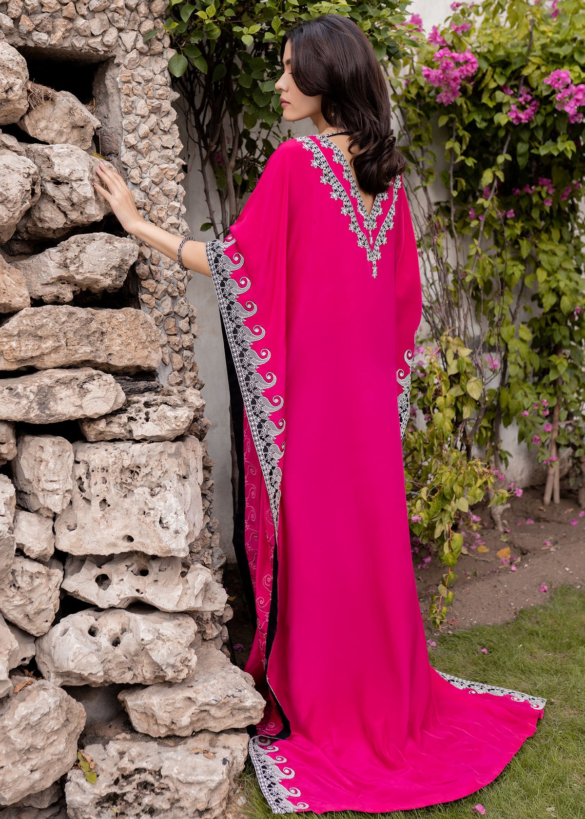 Candy Pink by Sadaf Fawad Khan — side view | SFK Formal