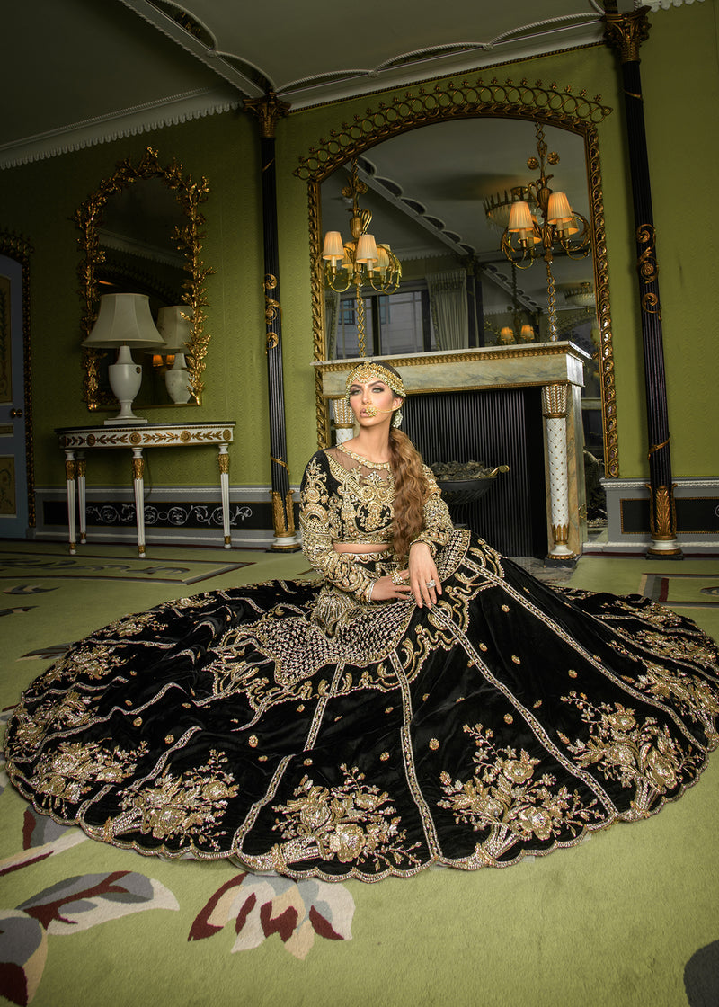 Black Beauty by Sadaf Fawad Khan — detail view | SFK Formal