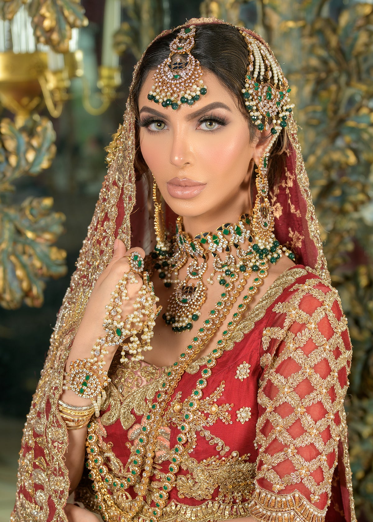 Amaryllis Bridal by Sadaf Fawad Khan — side view | SFK Bridals