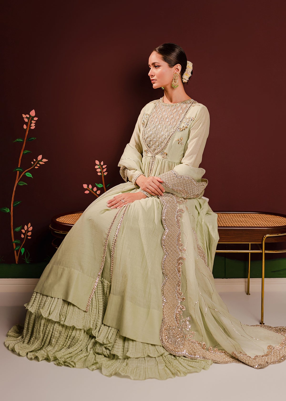 Sea Queen by Sadaf Fawad Khan — close-up view | SFK Formal