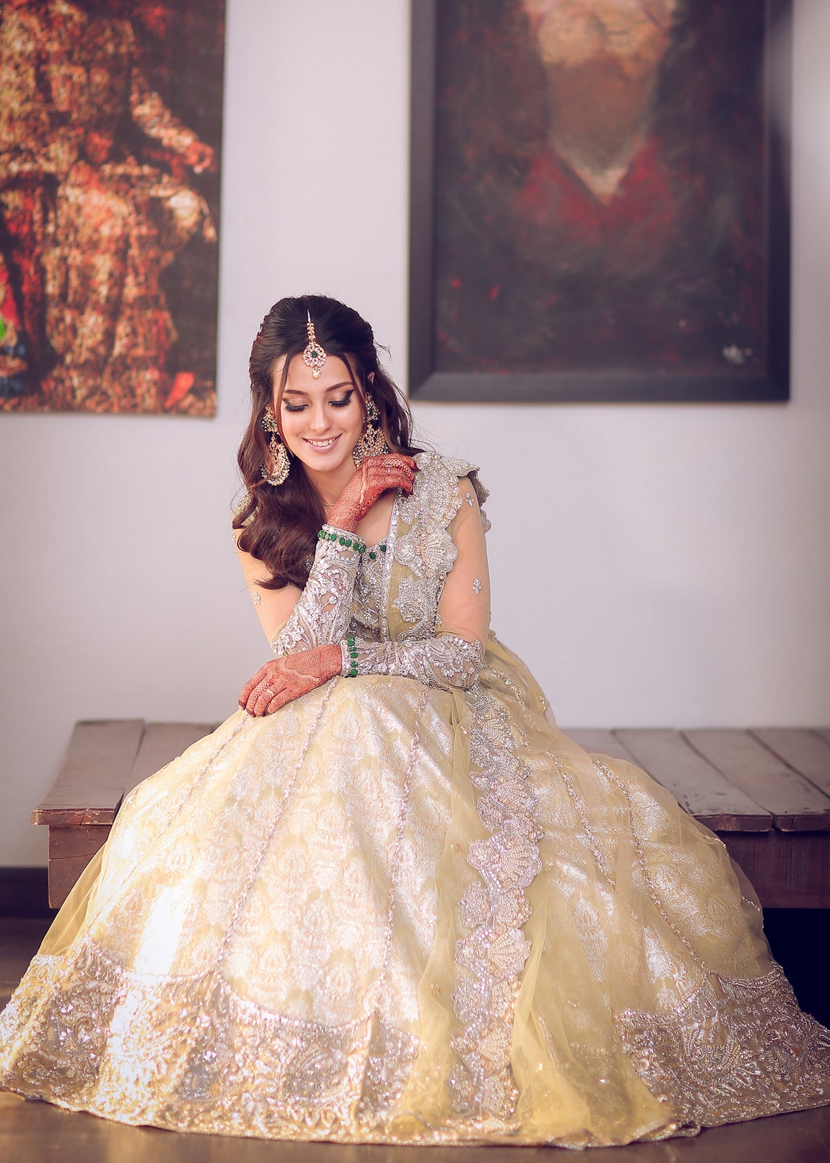 Iqra Yasir in Sadaf Fawad Khan — full length view | SFK Formal