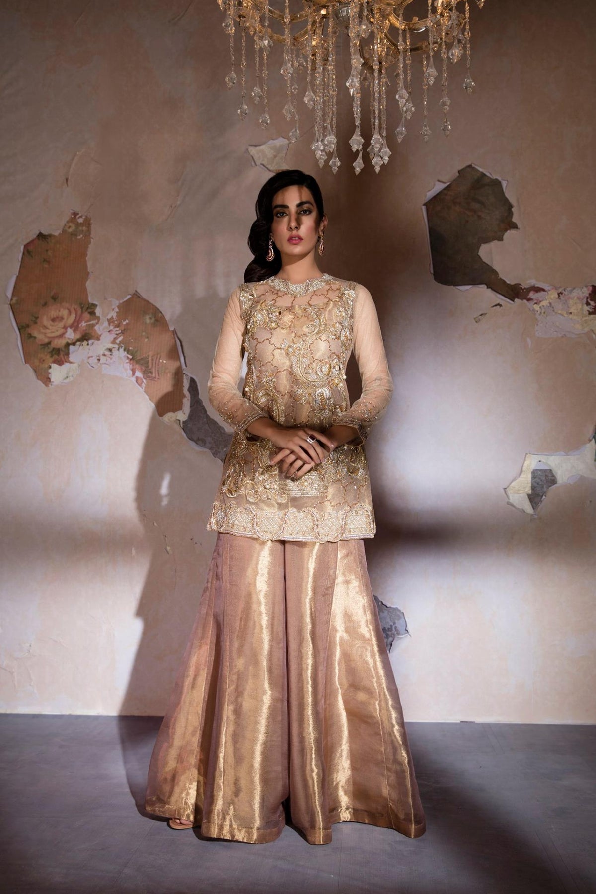 Rose Vine by Sadaf Fawad Khan — detail view | SFK Formal
