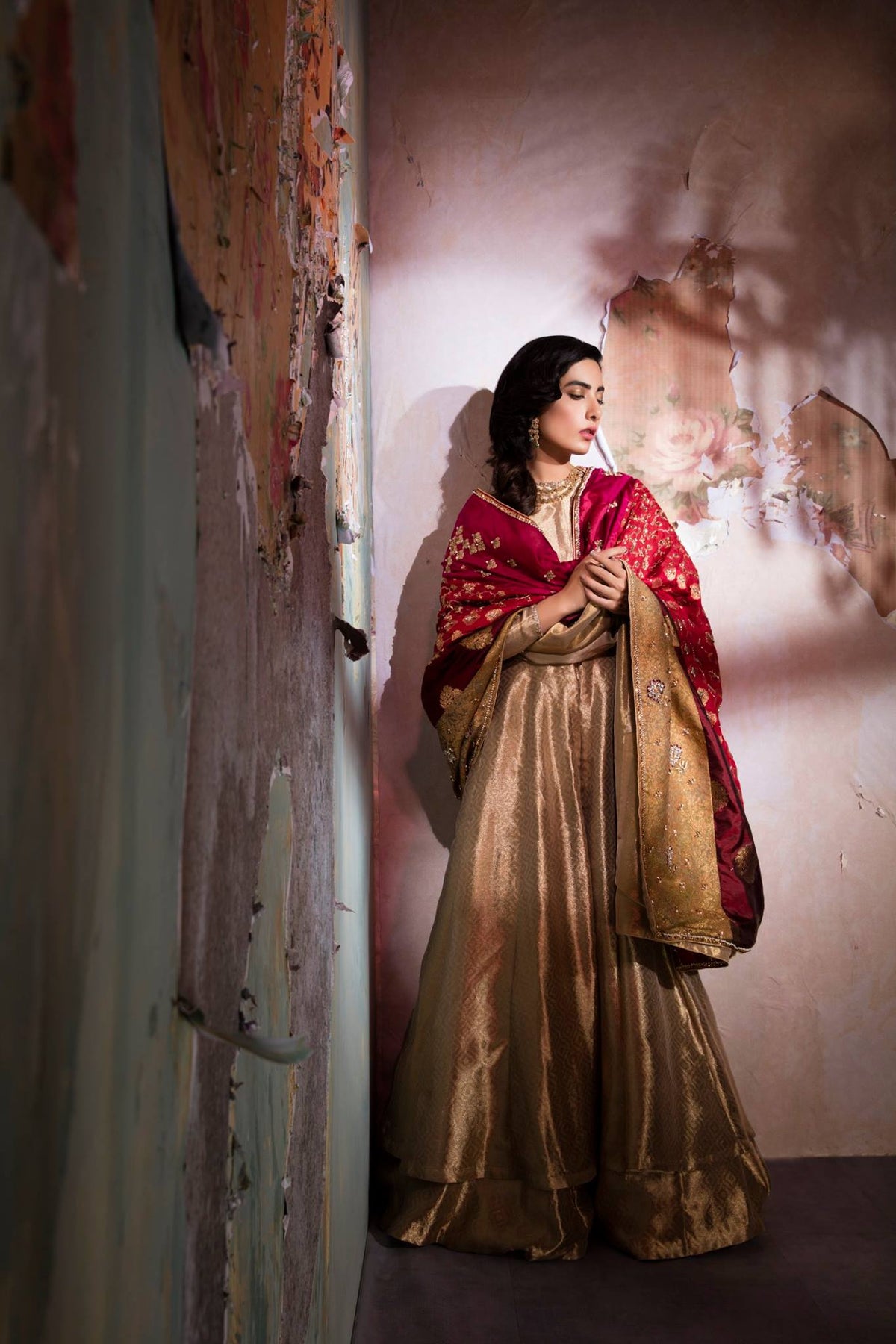 Liquid Gold by Sadaf Fawad Khan — side view | SFK Formal