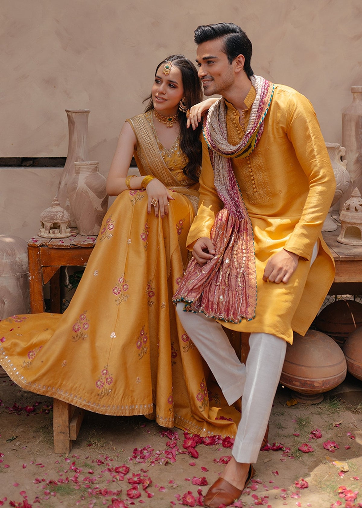 Chinese Lantern by Sadaf Fawad Khan — detail view | SFK Menswear