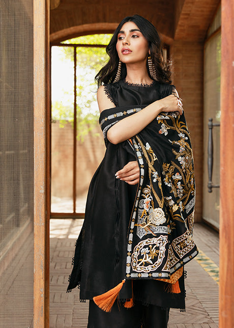 Black Olive by Sadaf Fawad Khan — side view | SFK Formal