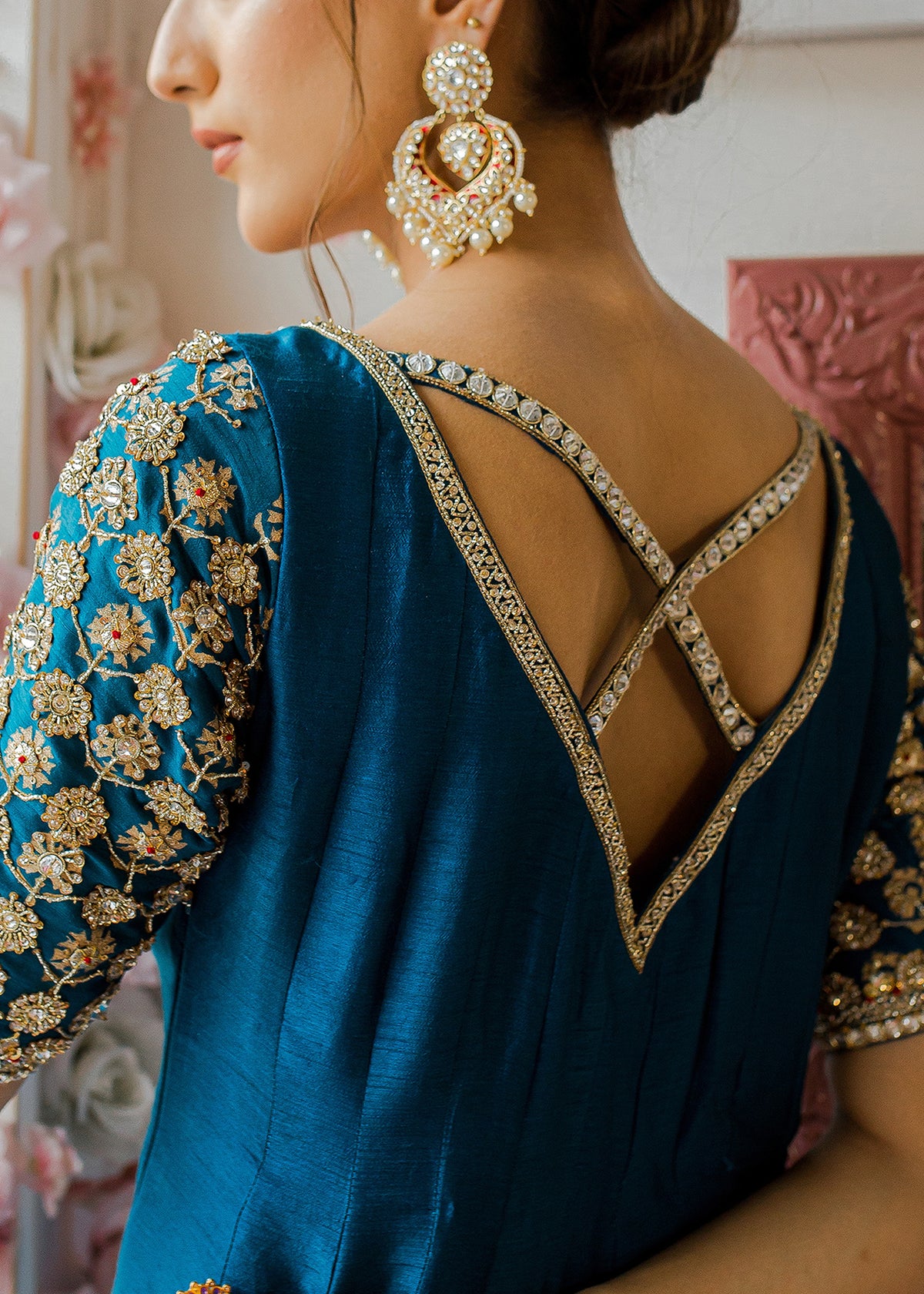 Blue Mist Formal by Sadaf Fawad Khan — detail view | SFK Formal