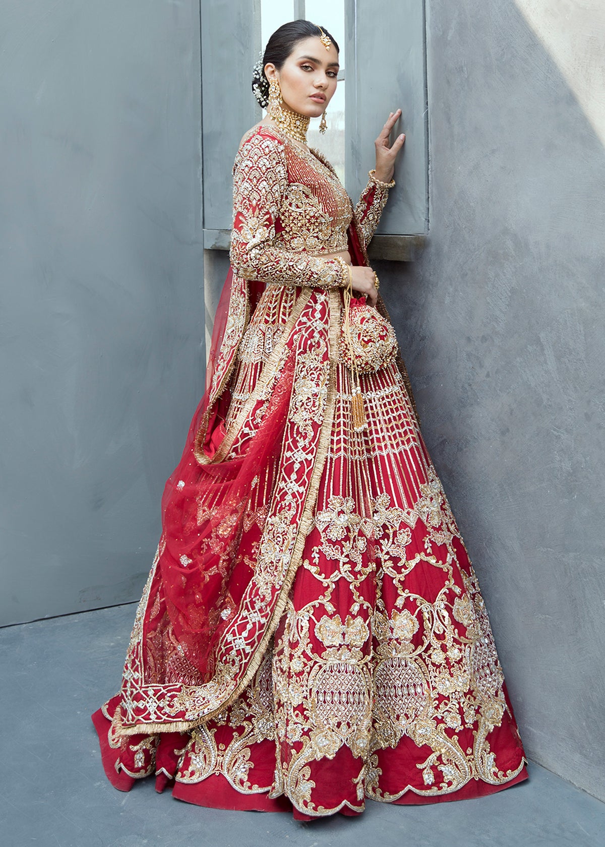 Delara by Sadaf Fawad Khan — side view | SFK Formal