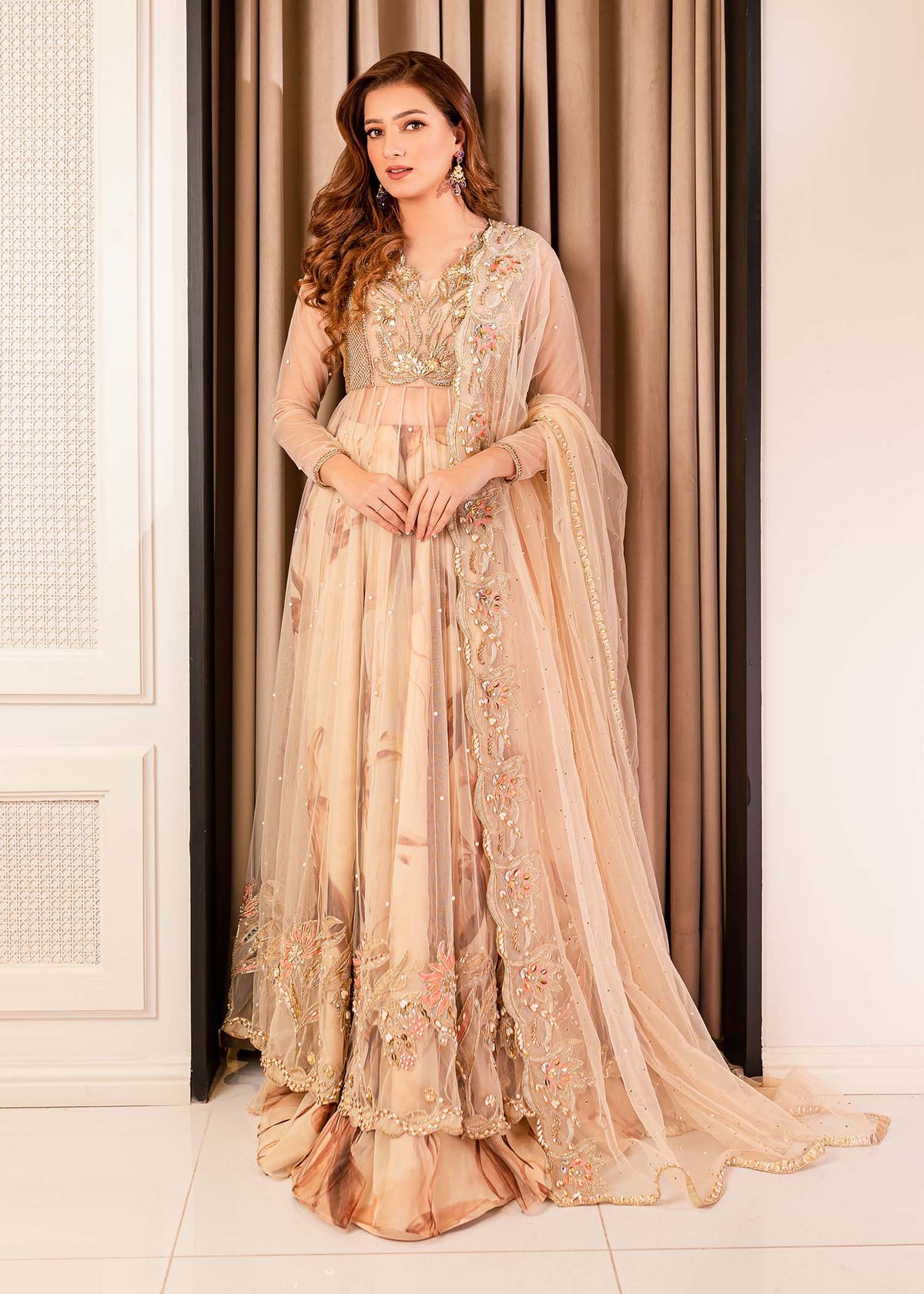 Tuscan Gold by Sadaf Fawad Khan | SFK Formal