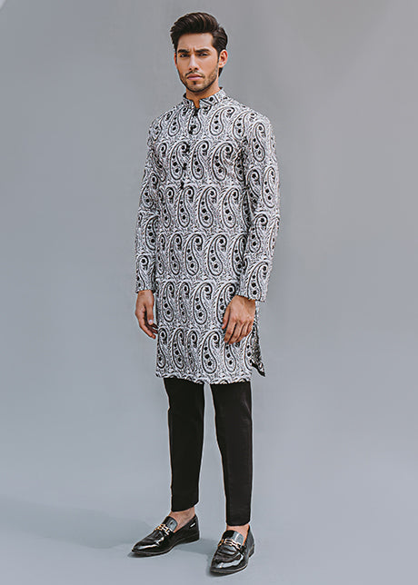 Aazar by Sadaf Fawad Khan — detail view | SFK Menswear