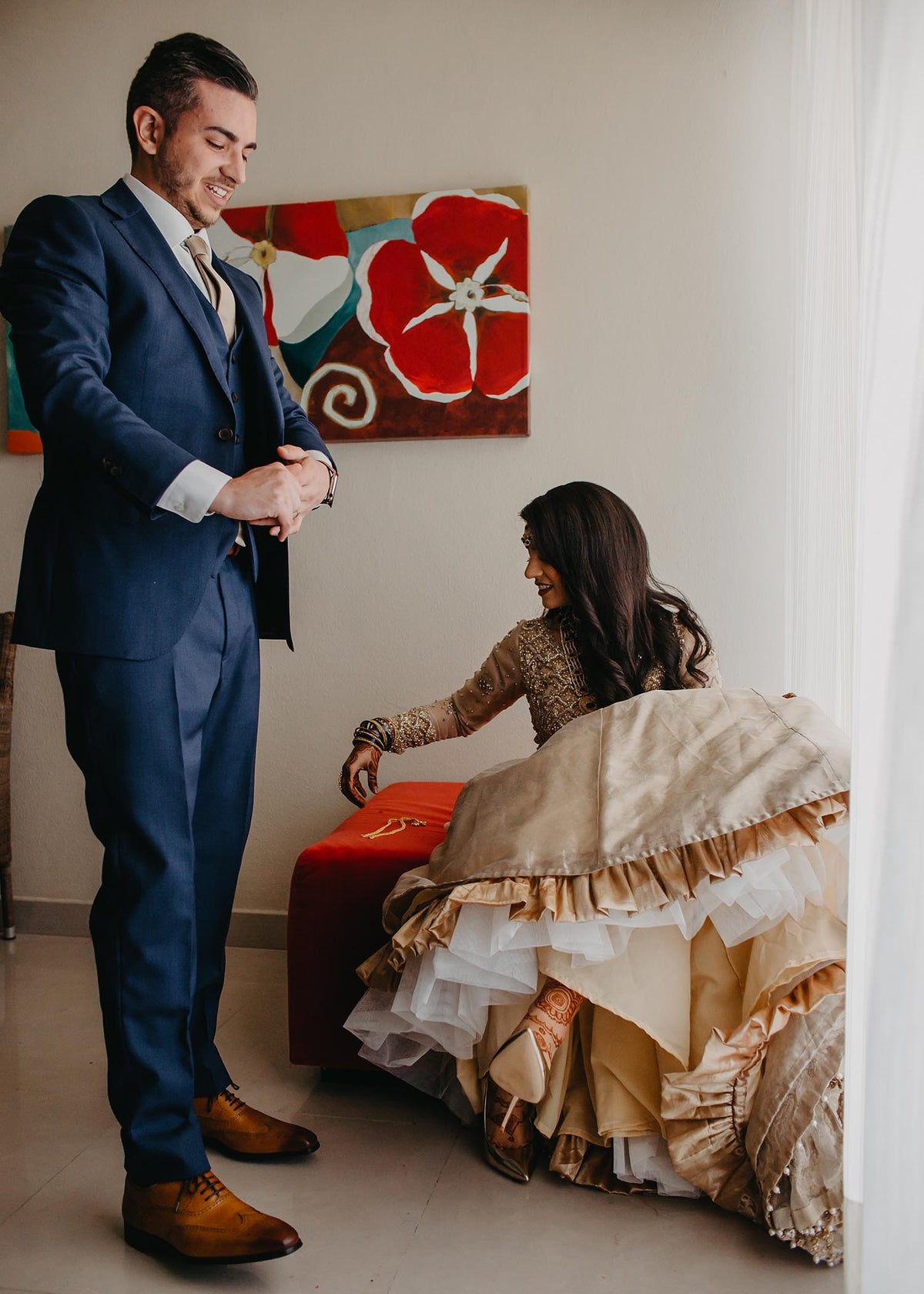 Client Diary by Sadaf Fawad Khan — back view | SFK Bridals