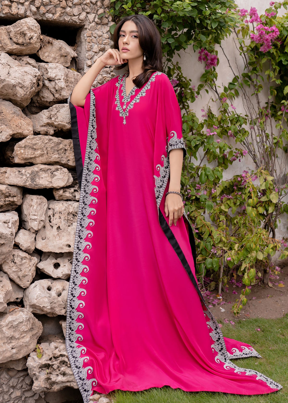 Candy Pink by Sadaf Fawad Khan — Candy Pink Embellished Formal Outfit | SFK Formal