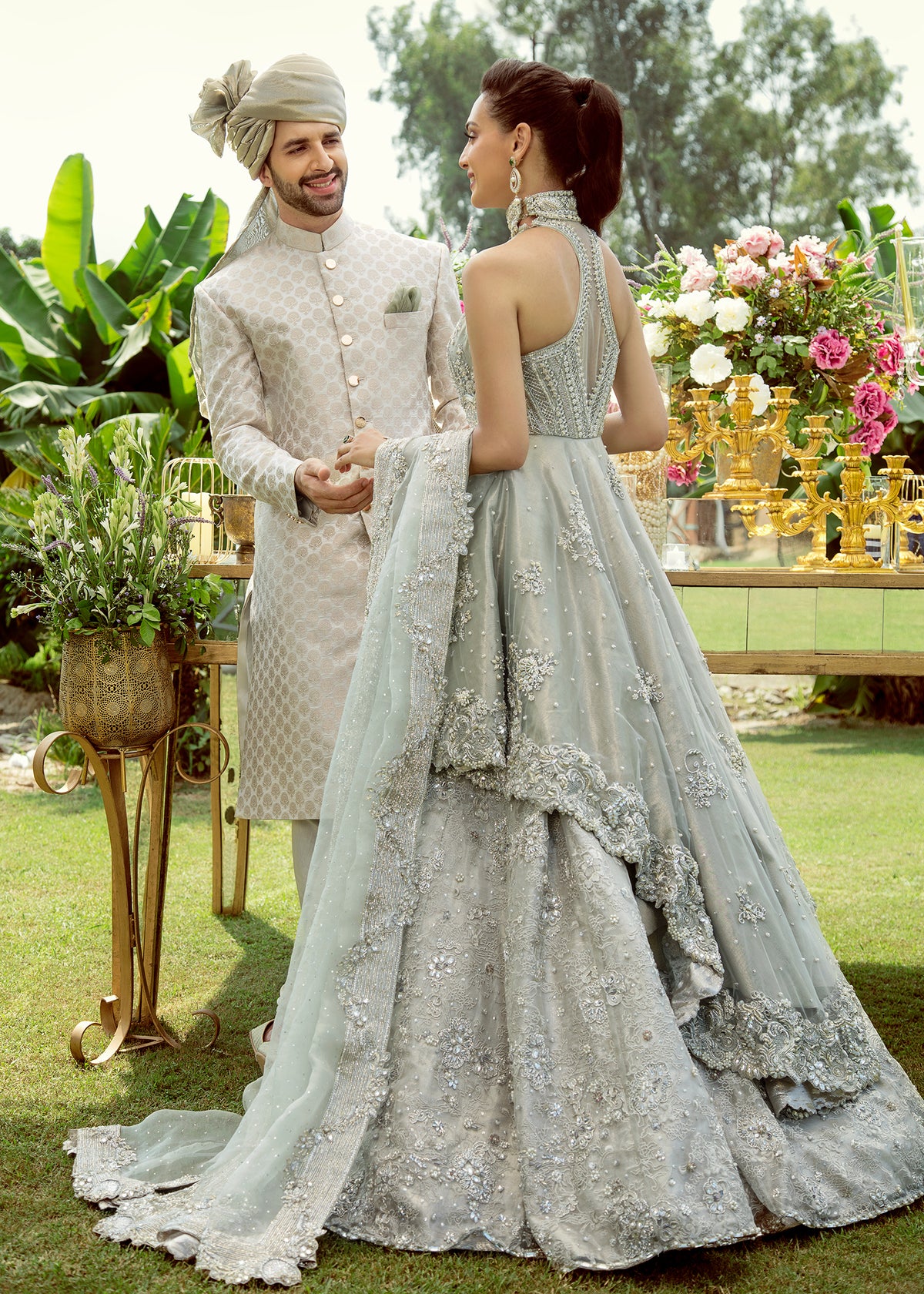 Snowflake Bridal by Sadaf Fawad Khan — side view | SFK Bridals