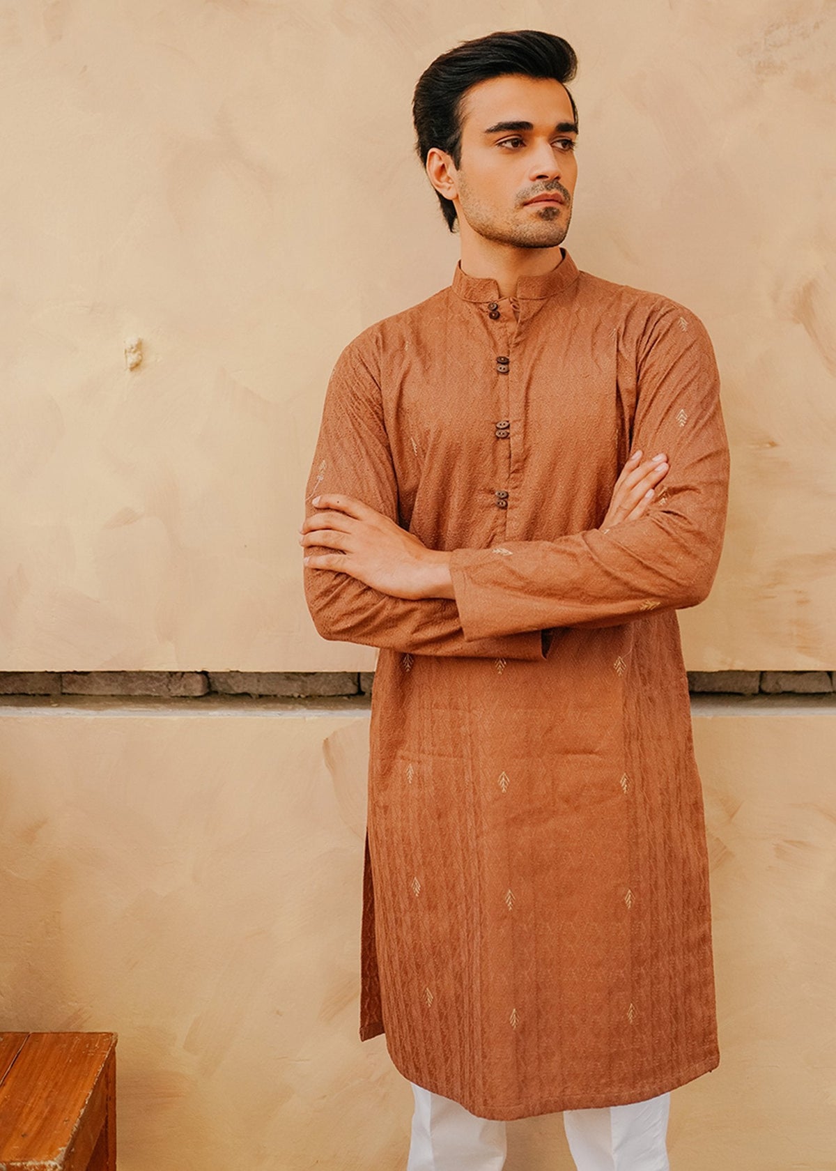 Amber by Sadaf Fawad Khan — detail view | SFK Menswear