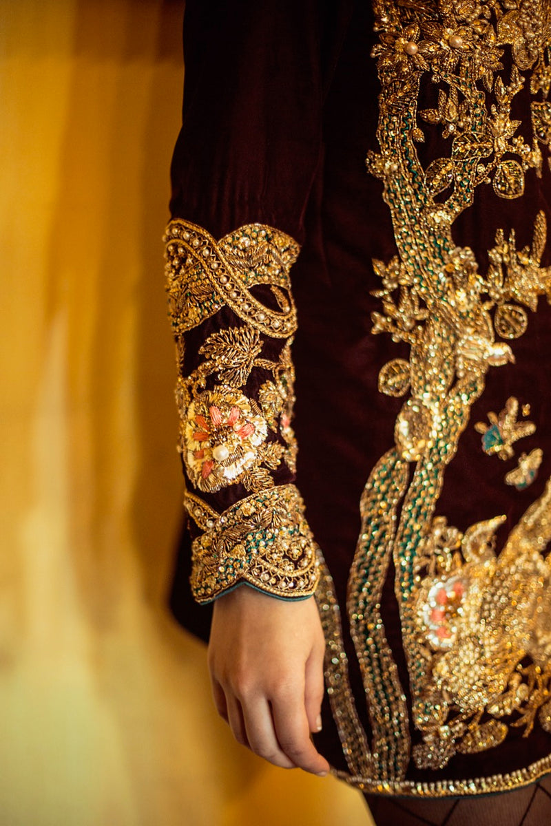 Bird Shirt by Sadaf Fawad Khan — detail view | SFK Formal