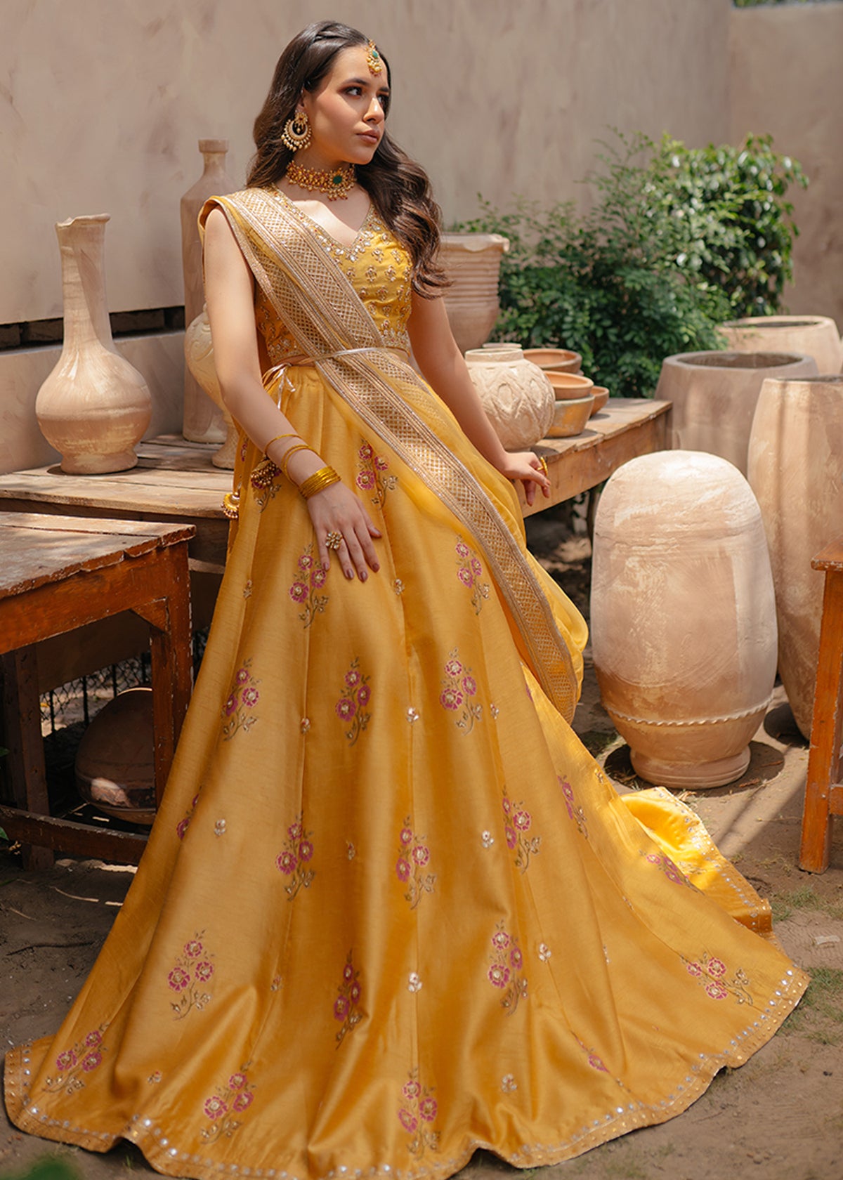 Yellow Island by Sadaf Fawad Khan — detail view | SFK Formal