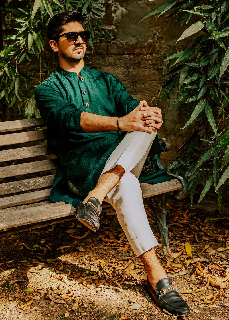 Dark Forest by Sadaf Fawad Khan — detail view | SFK Menswear