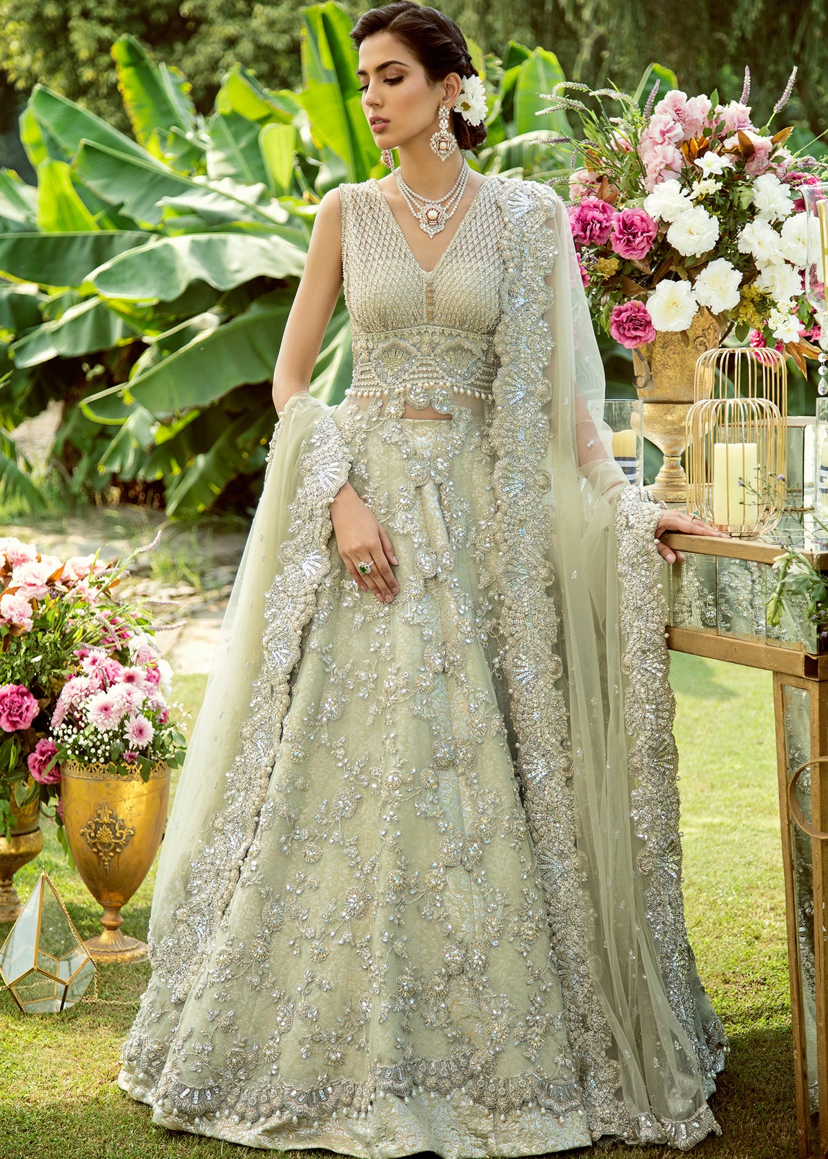 Beryl Bloom Bridal by Sadaf Fawad Khan — Embellished Luxury Bridal Couture | SFK Bridals