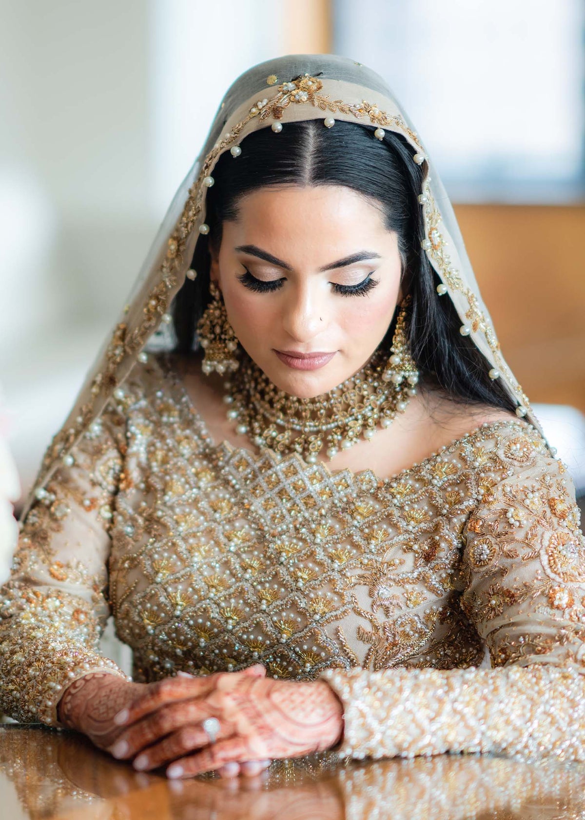 Client Diary Bridal Couture by Sadaf Fawad Khan — close-up view | SFK Bridals