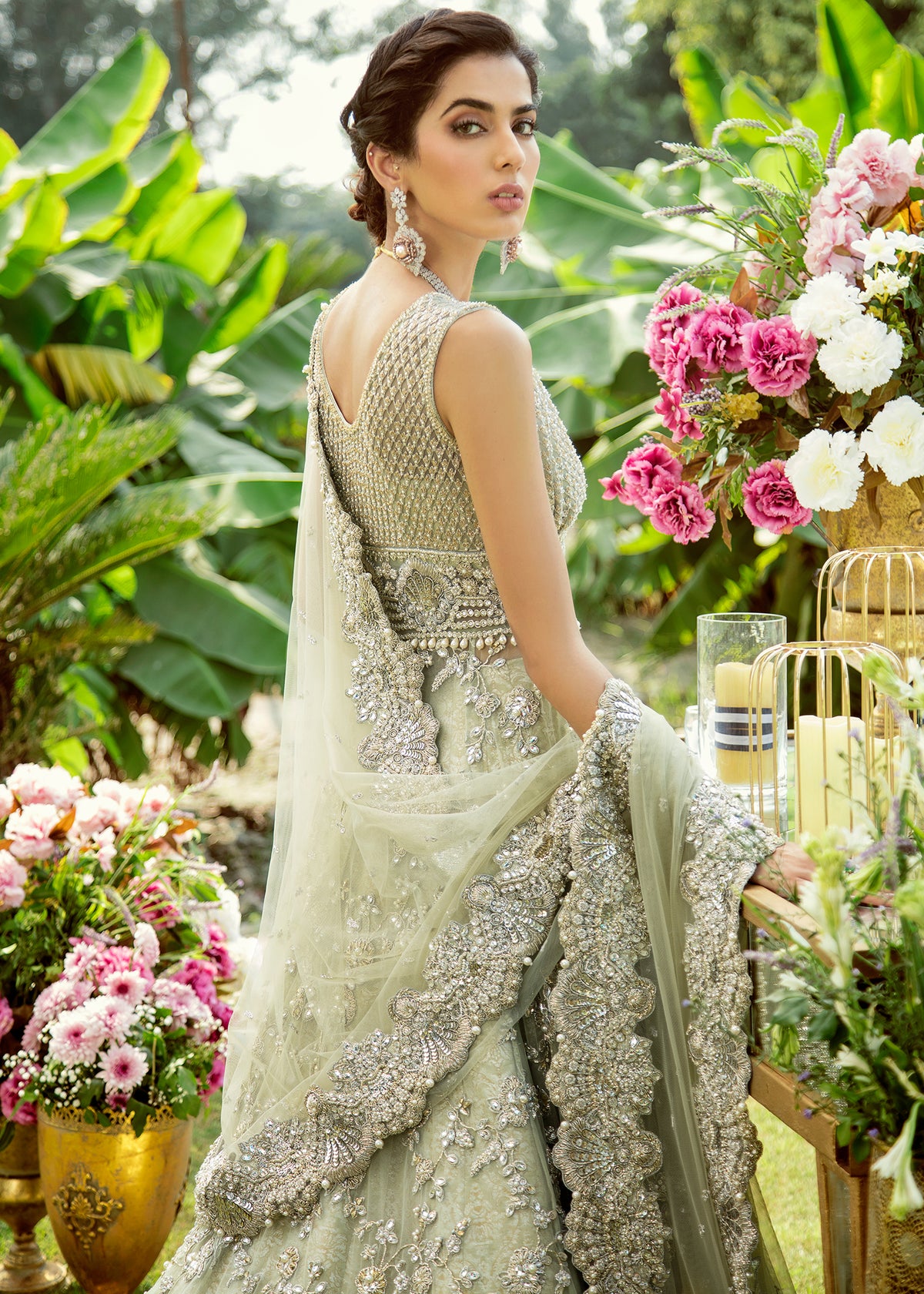 Beryl Bloom Bridal by Sadaf Fawad Khan — detail view | SFK Bridals