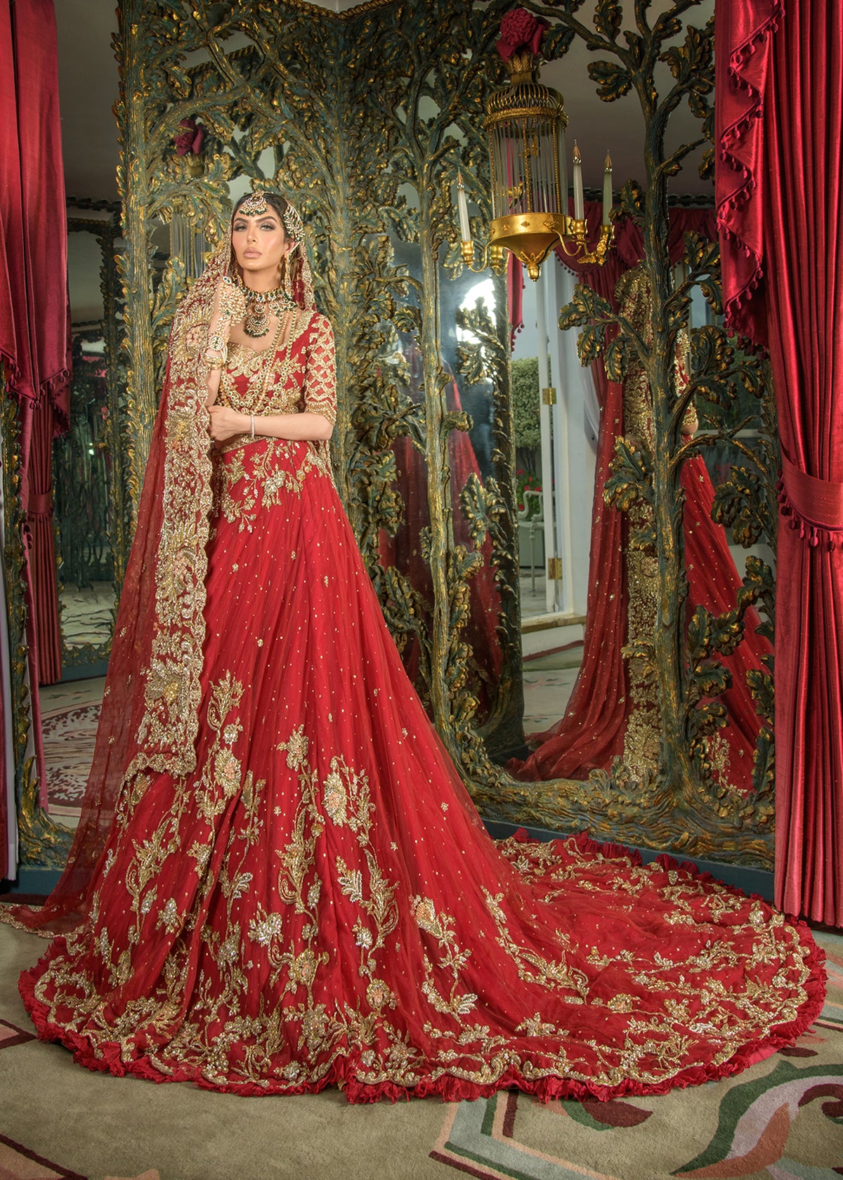 Amaryllis Bridal by Sadaf Fawad Khan — detail view | SFK Bridals
