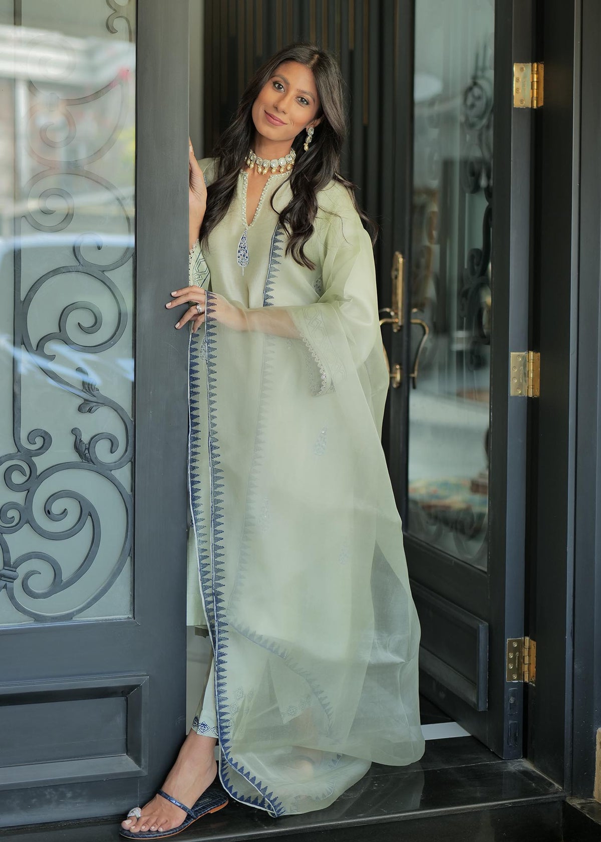 Zaib by Sadaf Fawad Khan — close-up view | SFK Pret