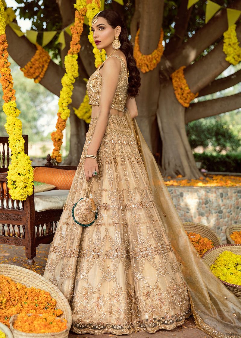 Sandcastle Bridal by Sadaf Fawad Khan — detail view | SFK Bridals