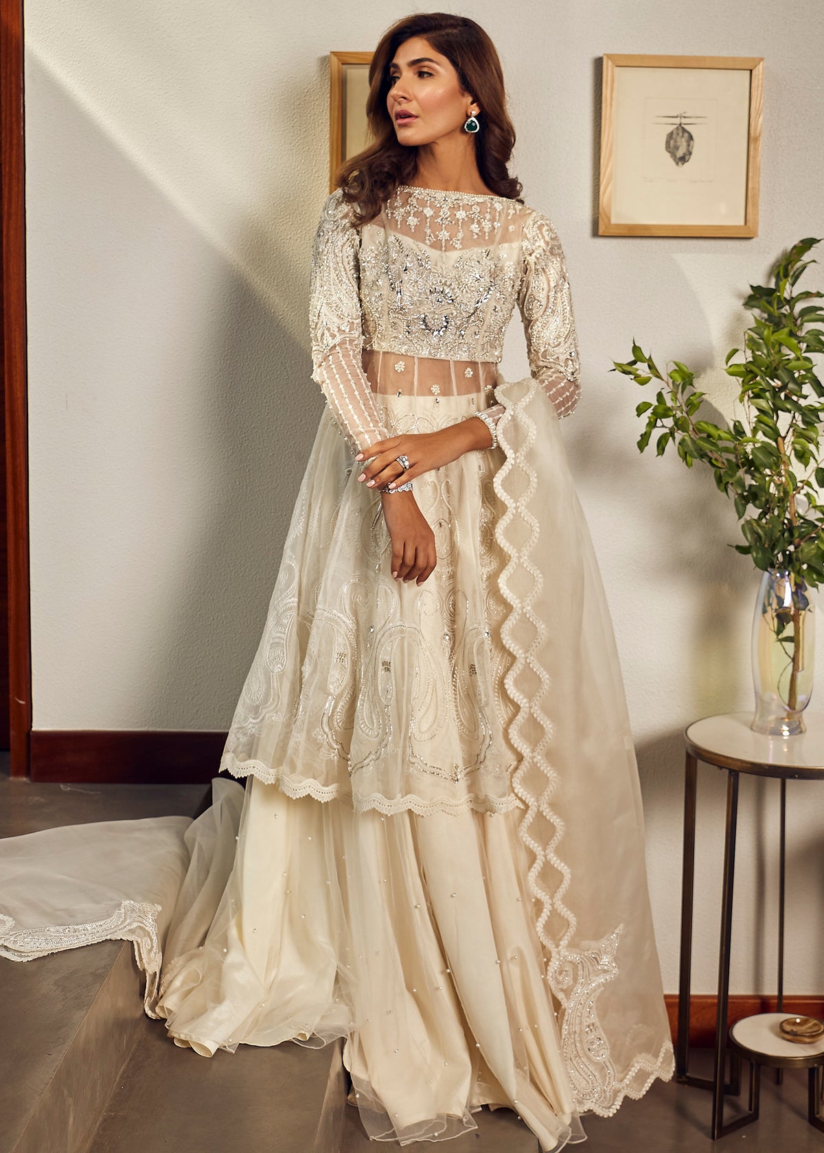 Calandiva by Sadaf Fawad Khan — Embellished Formal Outfit | SFK Formal