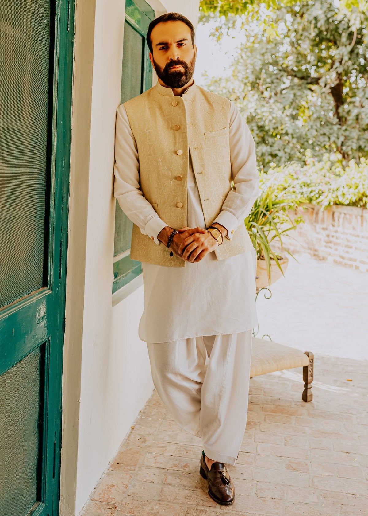 Sepia by Sadaf Fawad Khan — detail view | SFK Menswear