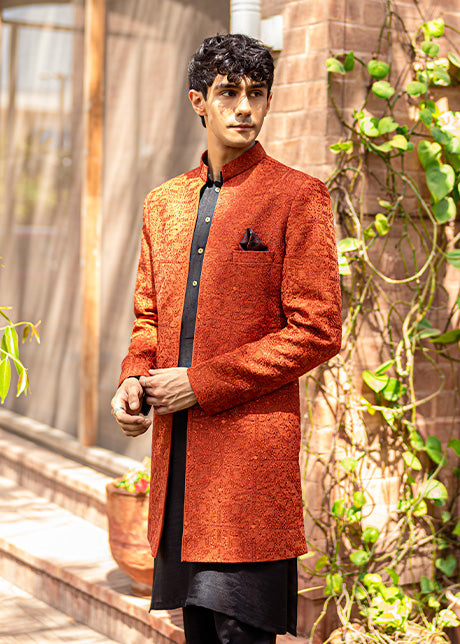 October Dusk by Sadaf Fawad Khan — detail view | SFK Menswear