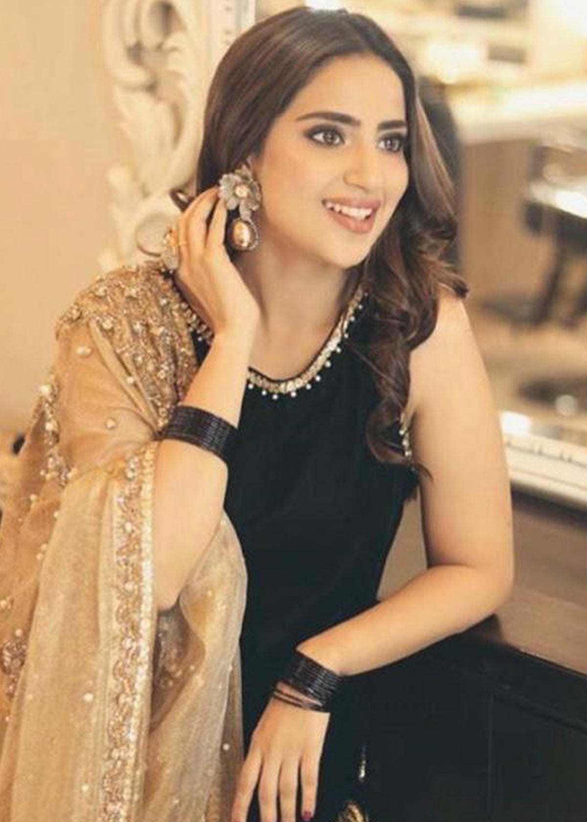 Sabool Aly in Sadaf Fawad Khan — Celebrity Formal SFK Portfolio | SFK Formal