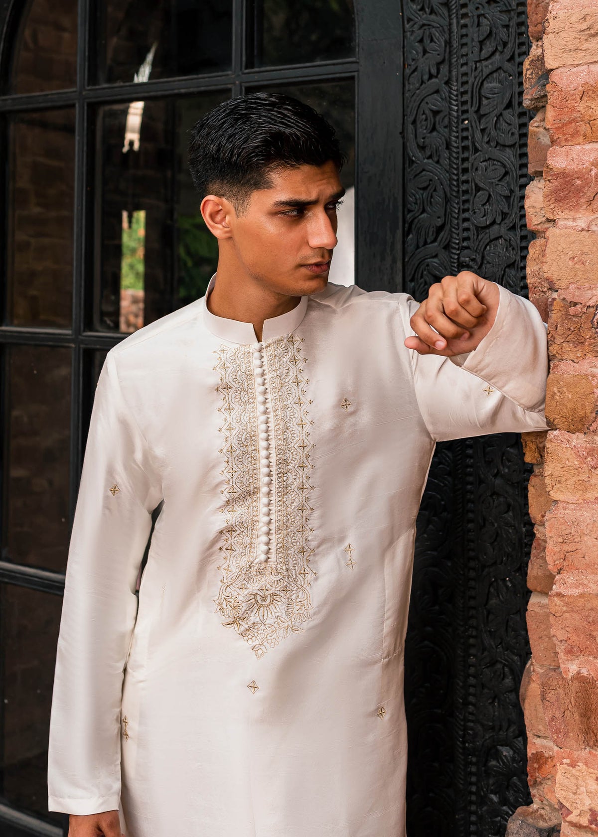 Zircon by Sadaf Fawad Khan — detail view | SFK Menswear