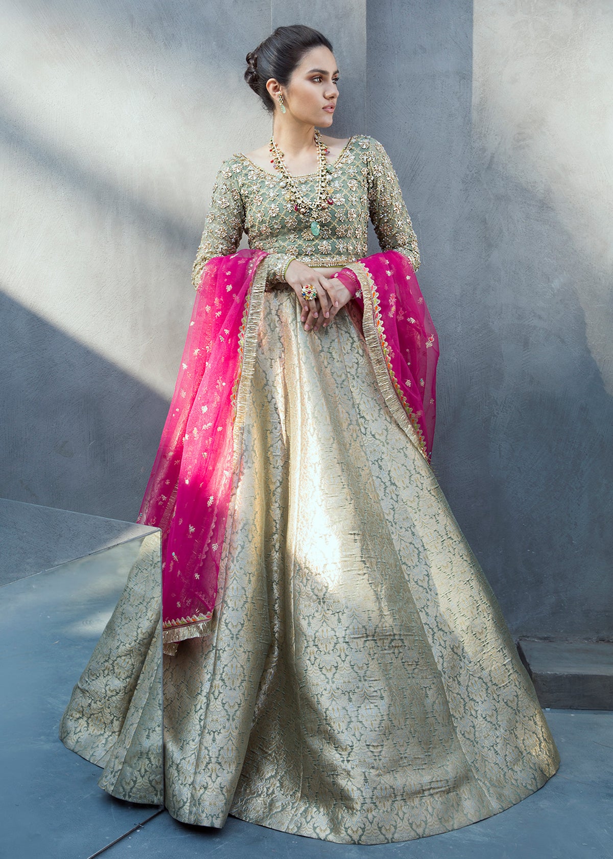 Mira by Sadaf Fawad Khan — Embellished Formal Outfit | SFK Formal